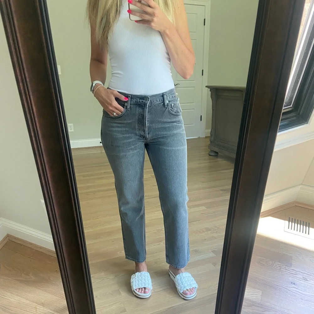 Agolde Ripley Gray Jeans - Picture 4 of 9